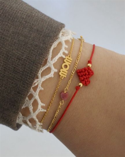 Stine A - Love Armbånd - Rød